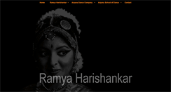 Desktop Screenshot of danceramya.com