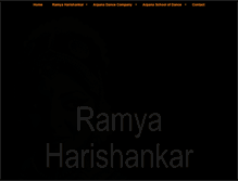 Tablet Screenshot of danceramya.com